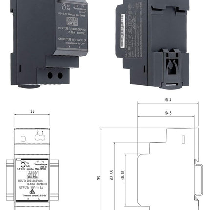 Alarm systemExpert.nl Alarm systemExpert.nl Belt transformer 12V DC for e.g. video doorbell Ajax Doorbell & Hikvision KV6113 (DC power supply)