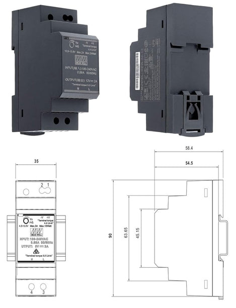 AlarmsysteemExpert.nl AlarmsysteemExpert.nl Beltrafo 12V DC voor o.a. videodeurbel Ajax Doorbell & Hikvision KV6113 (DC-voeding)