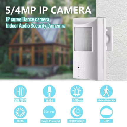Alarm SystemExpert.de Alarm SystemExpert.de Bewegungsmelder IP-Kamera (PIR), Full HD, Onvif, PoE, Mikrofon, 940Nm IR