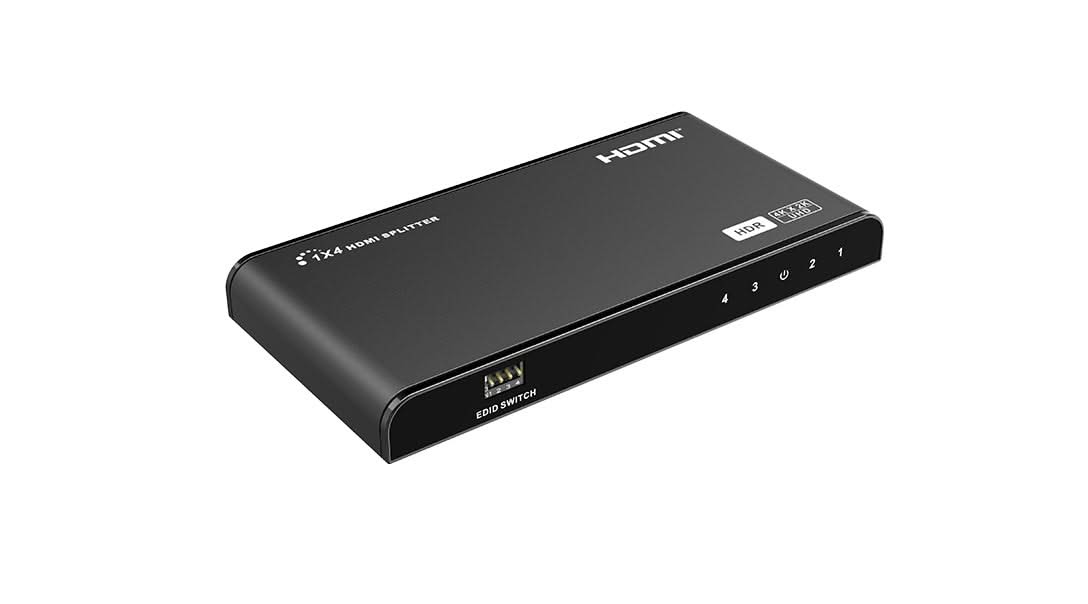 Alarm SystemExpert.co.uk Alarm SystemExpert.co.uk HDMI 4-Port Splitter, 4K 60Hz UHD
