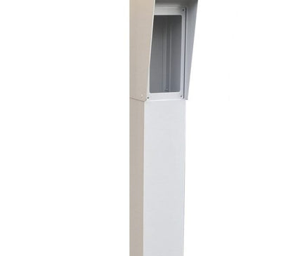 AlarmanlageExpert.de Sprechsäule 230cm, 15x15cm Doppellagig pulverbeschichtet