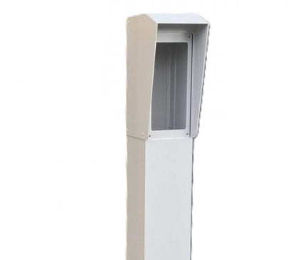 AlarmanlageExpert.de Sprechsäule 230cm, 15x15cm Doppellagig pulverbeschichtet