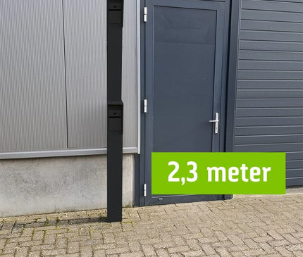 AlarmanlageExpert.de Sprechsäule 230cm, 15x15cm Doppellagig pulverbeschichtet