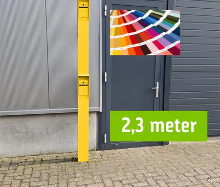 AlarmanlageExpert.de Sprechsäule 230cm, 15x15cm Doppellagig pulverbeschichtet