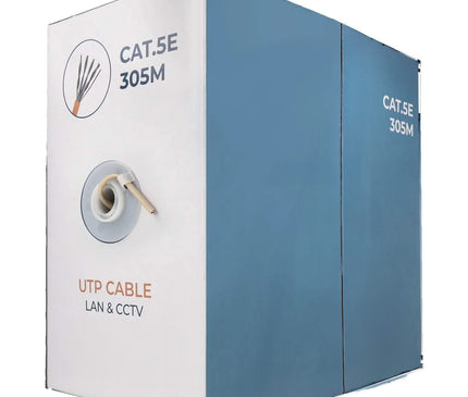 AlarmsysteemExpert.nl AlarmsysteemExpert.nl Netwerkkabel CAT5e UTP, 305 mtr, Solid aders CCA, Indoor kabel