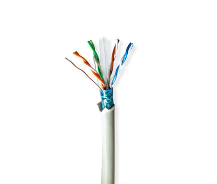 AlarmsysteemExpert.nl AlarmsysteemExpert.nl Netwerkkabel CAT6 F/UTP, 100 mtr op rol, 100% koper, Solid aders