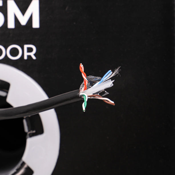 Alarm SystemExpert.nl Alarm SystemExpert.nl Network cable CAT6 UTP, 305 mtr, Solid cores CCA, Outdoor cable