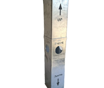 Alarm SystemExpert.co.uk Manchon de fondation coulissant pour colonne d'interphone 15x15cm