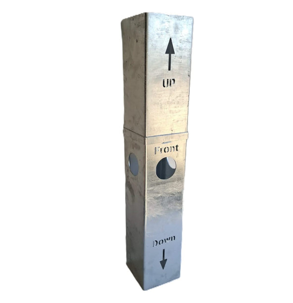 Alarm SystemExpert.nl Alarm SystemExpert.nl Over sliding Foundation Sleeve for Intercom Column 15x15cm