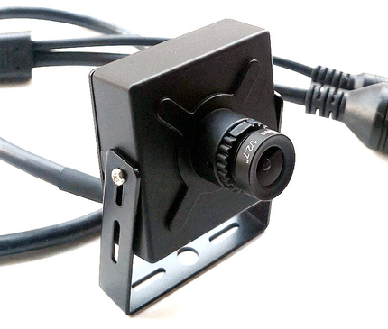 AlarmsysteemExpert.nl AlarmsysteemExpert.nl Pinhole IP camera 4Mp, 16mm telelens,  kijkhoek 22graden, PoE, Microfoon