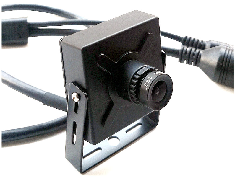 AlarmsysteemExpert.nl AlarmsysteemExpert.nl Pinhole IP camera 4Mp, 16mm telelens,  kijkhoek 22graden, PoE, Microfoon