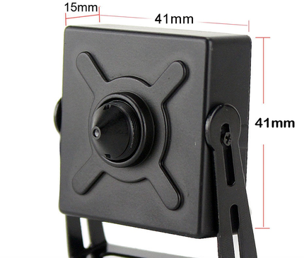 AlarmsysteemExpert.nl AlarmsysteemExpert.nl Pinhole IP camera 4Mp, 75 graden kijkhoek 3.7mm lens, PoE, Microfoon
