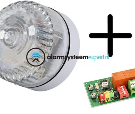 AlarmsysteemExpert.nl AlarmsysteemExpert.nl Professionele flitser, laag model + JB-111N