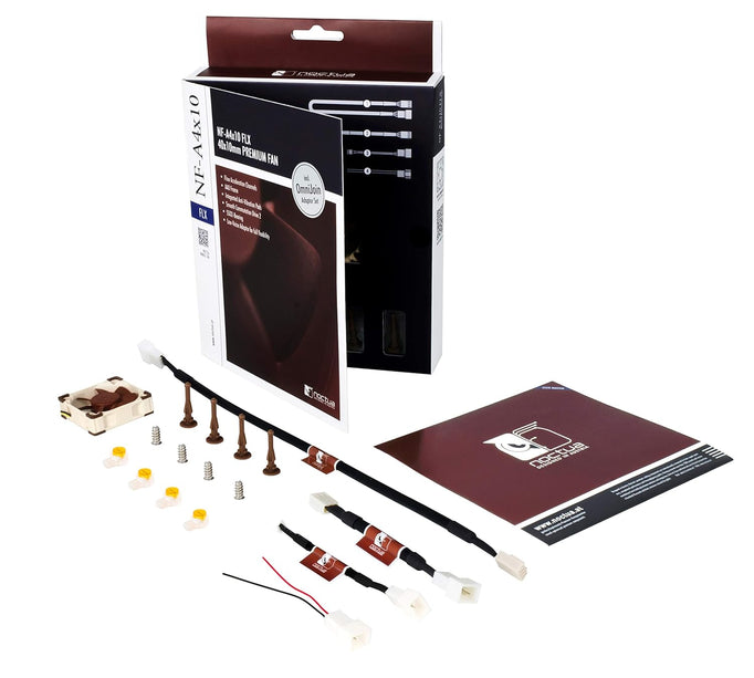 Alarm SystemExpert.co.uk Ventilateur silencieux pour Hikvision et Dahua NVR 40x10mm
