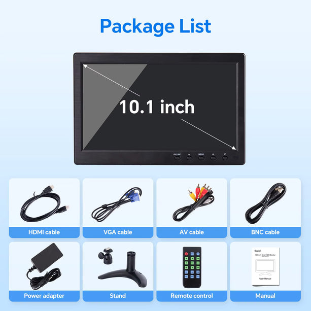 Alarm SystemExpert.nl Alarm SystemExpert.nl TFT 10" Full HD monitor incl. stand