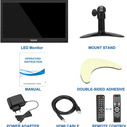 Alarm SystemExpert.nl Alarm SystemExpert.nl TFT 13" Full HD monitor incl. mounting bracket for wall or desk DEMO MODEL