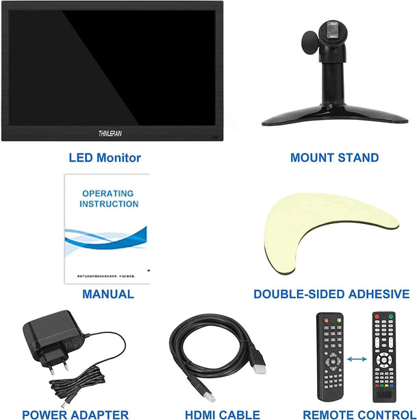 Alarm SystemExpert.nl Alarm SystemExpert.nl TFT 13" Full HD monitor incl. mounting bracket for wall or desk DEMO MODEL