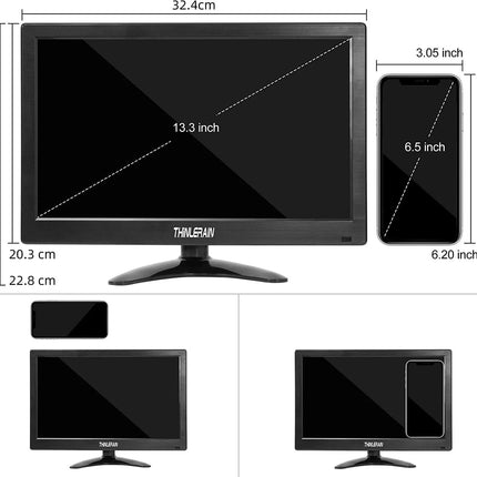 Alarm SystemExpert.nl Alarm SystemExpert.nl TFT 13" Full HD monitor incl. mounting bracket for wall or desk DEMO MODEL