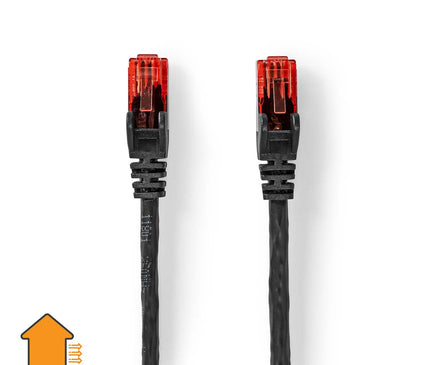Alarm SystemExpert.nl Alarm SystemExpert.nl UTP CAT6 Netzwerkkabel 20mtr Outdoor Kabel PE Mantel schwarz