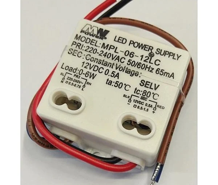 Alarm SystemExpert.nl Alarm SystemExpert.nl Power Supply 12v 6w 0.5 Amps - IP20