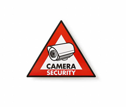 Système d'alarmeExpert.co.uk Système d'alarmeExpert.co.uk Autocollant d'avertissement Pictogramme caméra de sécurité Lot de 5 pièces