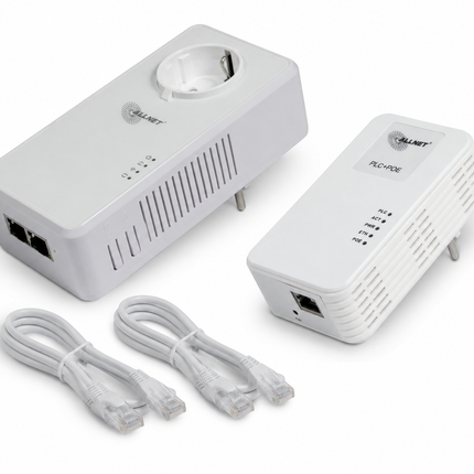 AlarmsysteemExpert.nl ALLNET Powerline adapter set met PoE 1200Mbit RJ45 SmartLink