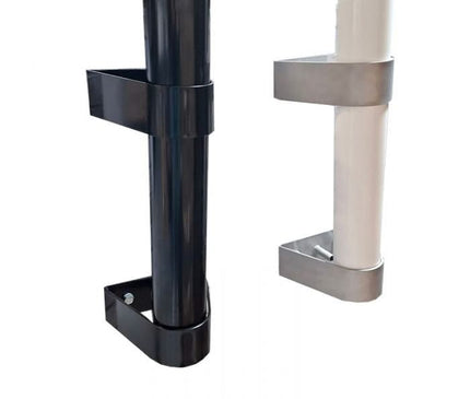 AlarmsysteemExpert.nl Cameramast 3 meter Ø 90mm met RVS muurbeugels