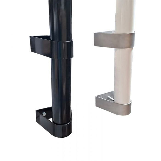 AlarmsysteemExpert.nl Cameramast 3 meter Ø 90mm met RVS muurbeugels