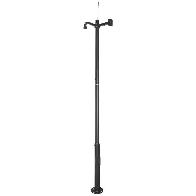 Alarm SystemExpert.co.uk Camera mast 4.5m Dark gray, Galvanized steel, Lightning arrestor