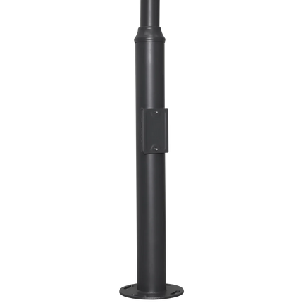 Alarm SystemExpert.co.uk Camera mast 4.5m Dark gray, Galvanized steel, Lightning arrestor