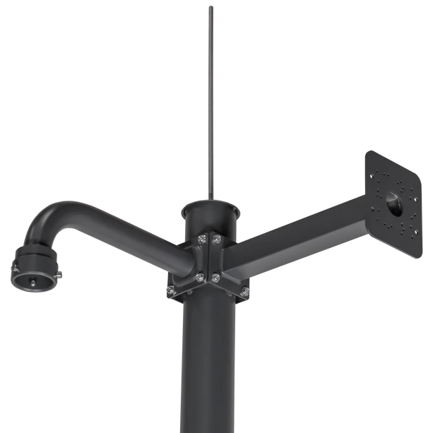 Alarm SystemExpert.co.uk Camera mast 4.5m Dark gray, Galvanized steel, Lightning arrestor