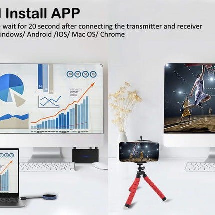 AlarmsysteemExpert.nl Draadloze Hdmi Zender En Ontvanger 4K/30Hz.