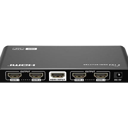 AlarmsysteemExpert.nl HDMI 4-poorts Splitter, 4K 60Hz UHD