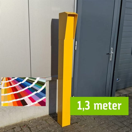 AlarmsysteemExpert.nl Intercomzuil 130cm, 15x15cm Dubbellaags gepoedercoat
