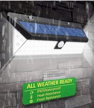 AlarmsysteemExpert.nl LED schriklamp voor buiten met sensor (draadloos)