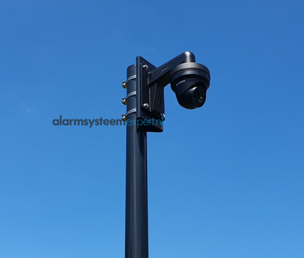 Alarm SystemExpert.nl Alarm SystemExpert.nl Round camera mast with tilt anchor 4 meters Ø 90mm