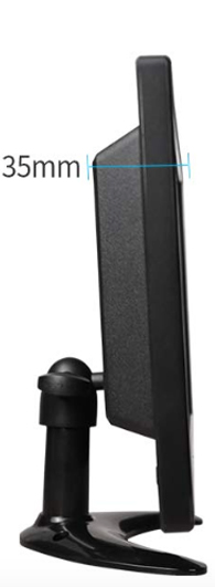 AlarmsysteemExpert.nl TFT 13" Full HD monitor incl. montagebeugel voor aan wand of bureau