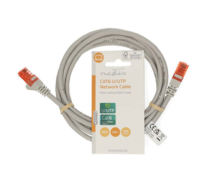 AlarmsysteemExpert.nl UTP CAT6 netwerkkabel 2,0 m
