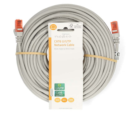 Alarm SystemExpert.de UTP CAT6 Netzwerkkabel 30.0 m