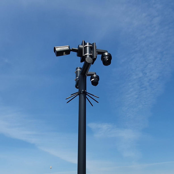 AlarmsysteemExpert.nl Vaste cameramast 5 meter verjongd met inspectieluik