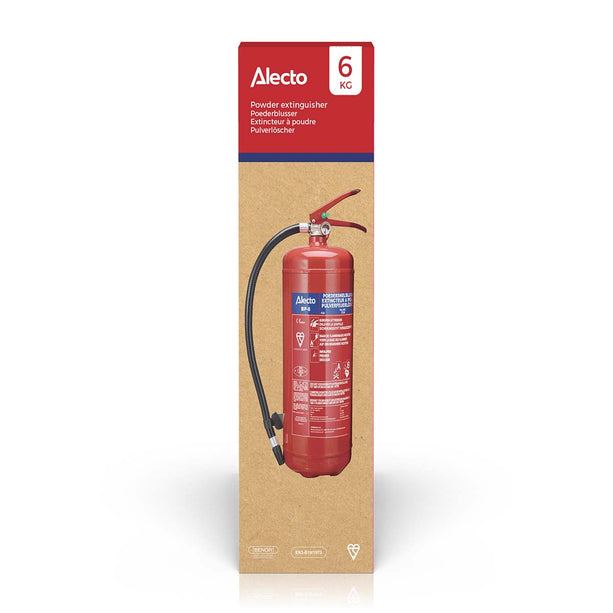 Alecto 6 kg BP-6 Powder Fire Extinguisher