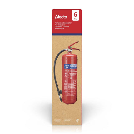 Alecto 6 kg BP-6 Powder Fire Extinguisher