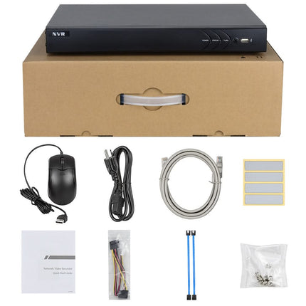 ASE Kit, 8x Bullet, 8Mp 4K Ultra HD, ColorVu with NVR and cabling