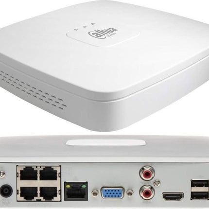 Dahua Black kit 3x Dome 8MP + Recorder & Cabling