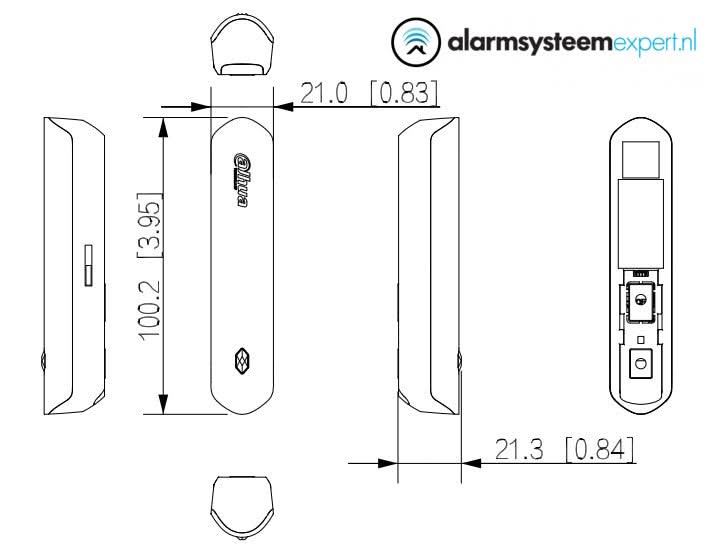 Dahua Dahua DHI-ARD323-W2(868), Magnetic Contact Wireless