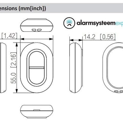 Dahua Dahua DHI-ARD822-W2(868) Wireless Double Panic Button