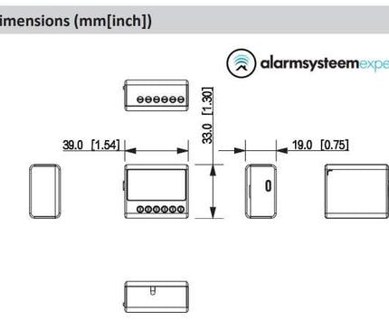 Dahua Dahua Airshield DHI-ARM7012-W2(868) Draadloze Wallswitch 230V