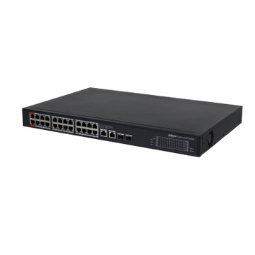Dahua Dahua PFS3228-24GT-360 24x PoE Gigabit Switch 360W 2x SFP und 2x RJ45 Uplink