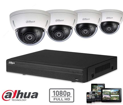 Dahua Dahua Full HD-CVI kit 4x dome 2 megapixel camera security set
