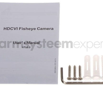 Dahua Dahua HAC-EW2501 Caméra Fisheye 5MP, HDCVI, WDR, microphone